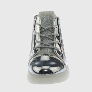 Zapatilla Con Luces Plata Via Franca Art: 10252silver