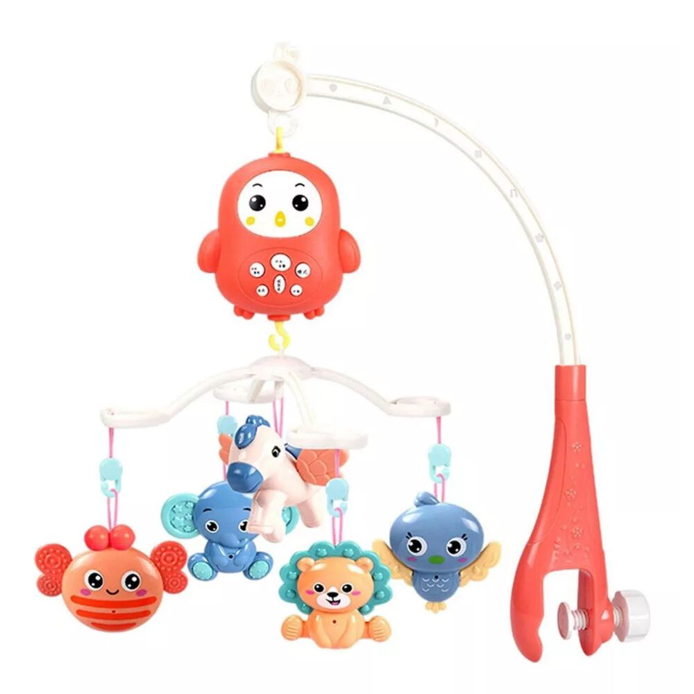 M&oacute;vil Giratorio Para Cuna De Beb&eacute; Con Luz Y M&uacute;sica 42x30 Cm image number 0.0