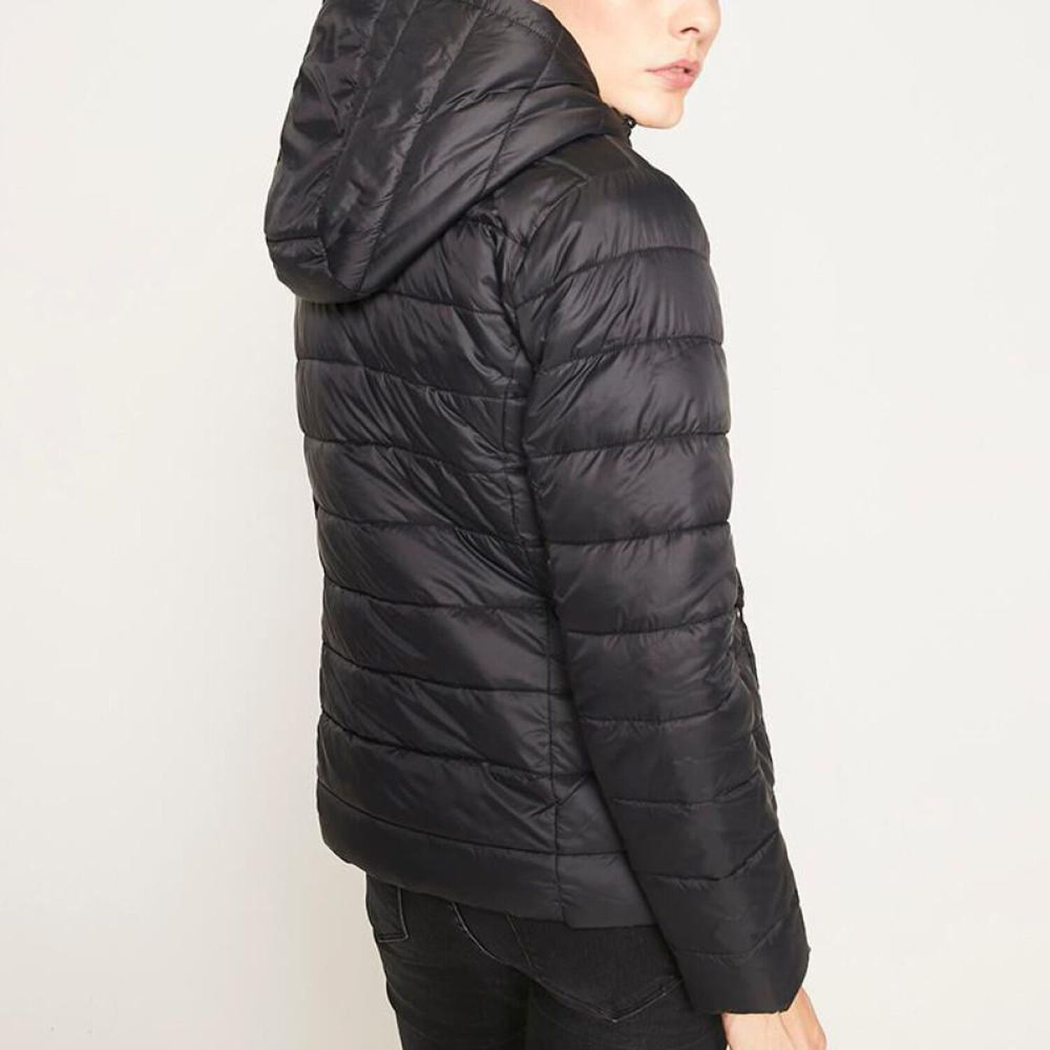 Parka B&aacute;sica Regular Cuello Alto Con Capucha Mujer Rolly Go image number 2.0