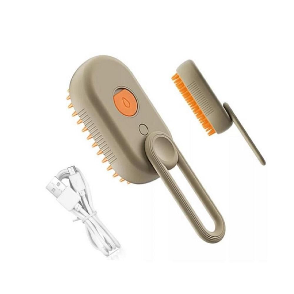 Cepillo Vaporizador Masajeador Quita Pelo Perros Y Gatos image number 1.0