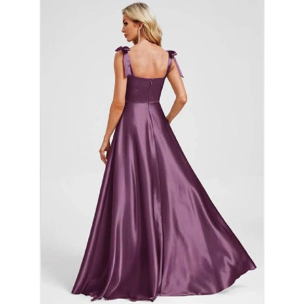 Vestido Maxi Satin - Bianca image number 1.0