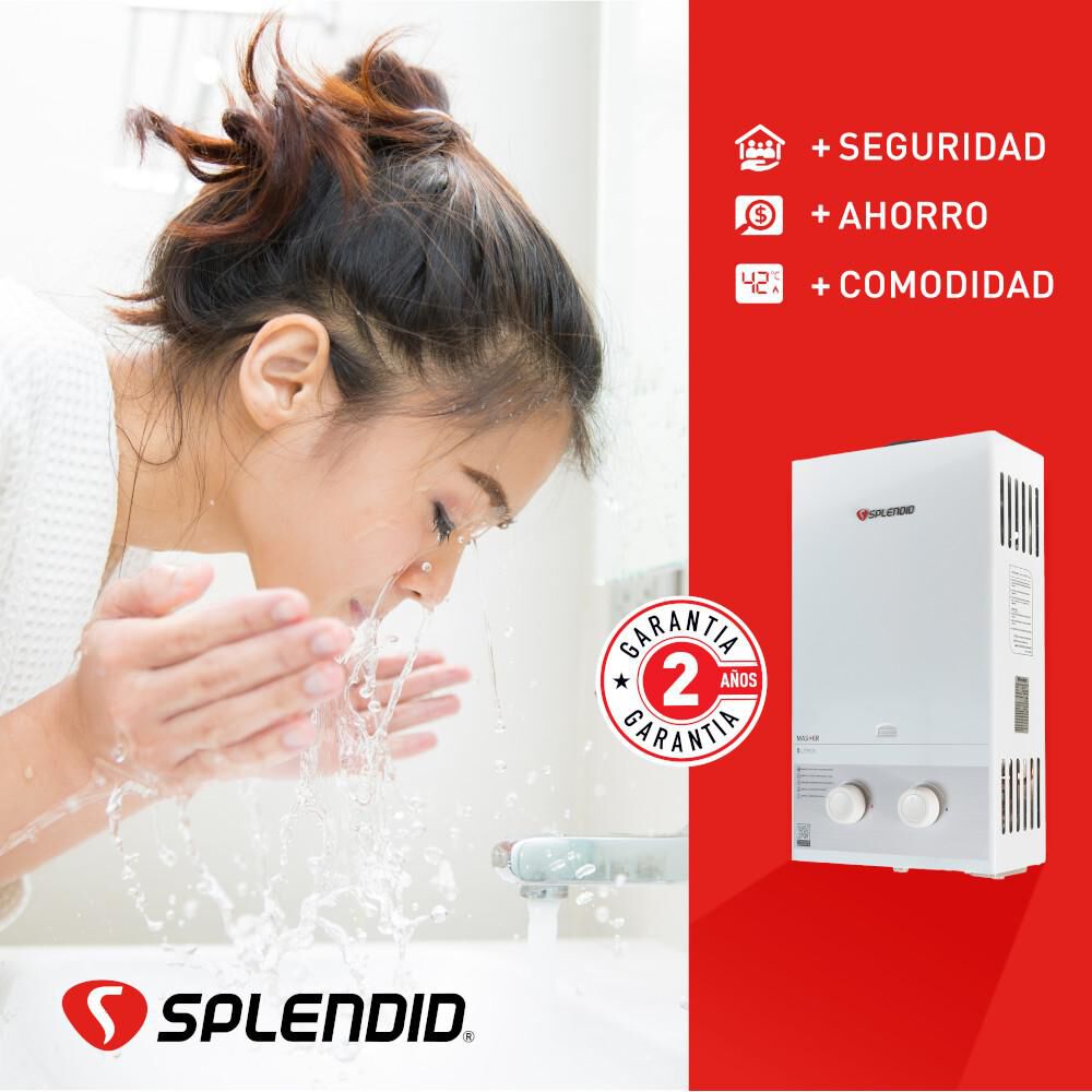 Calefont Splendid Master / Gas Licuado / 8 Litros image number 5.0