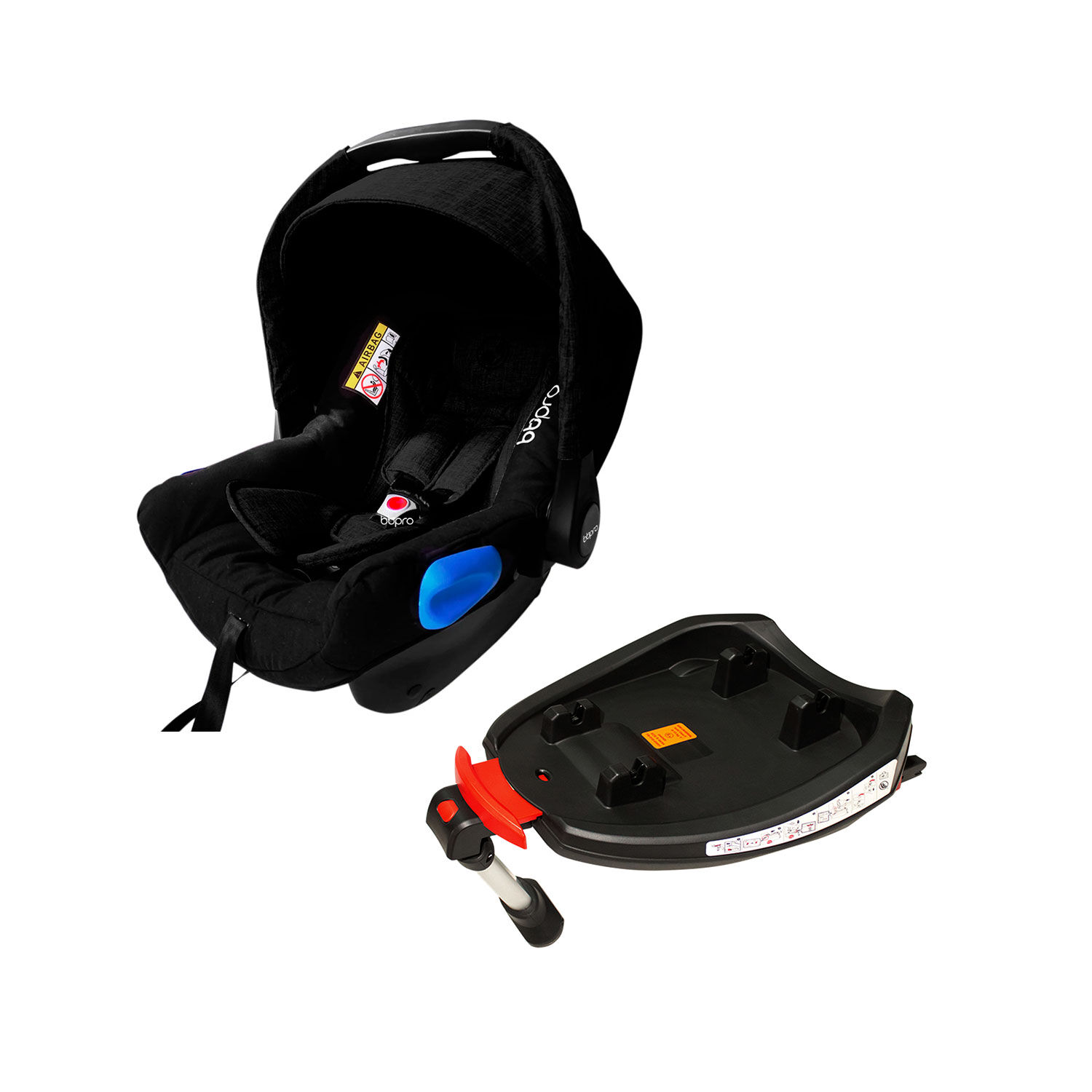 Silla De Auto Zoe Negra + Base Isofix image number 0.0
