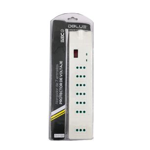 Alargador Protector De Voltaje Dblue 7 Entradas 2,1 Metros Dbexp001