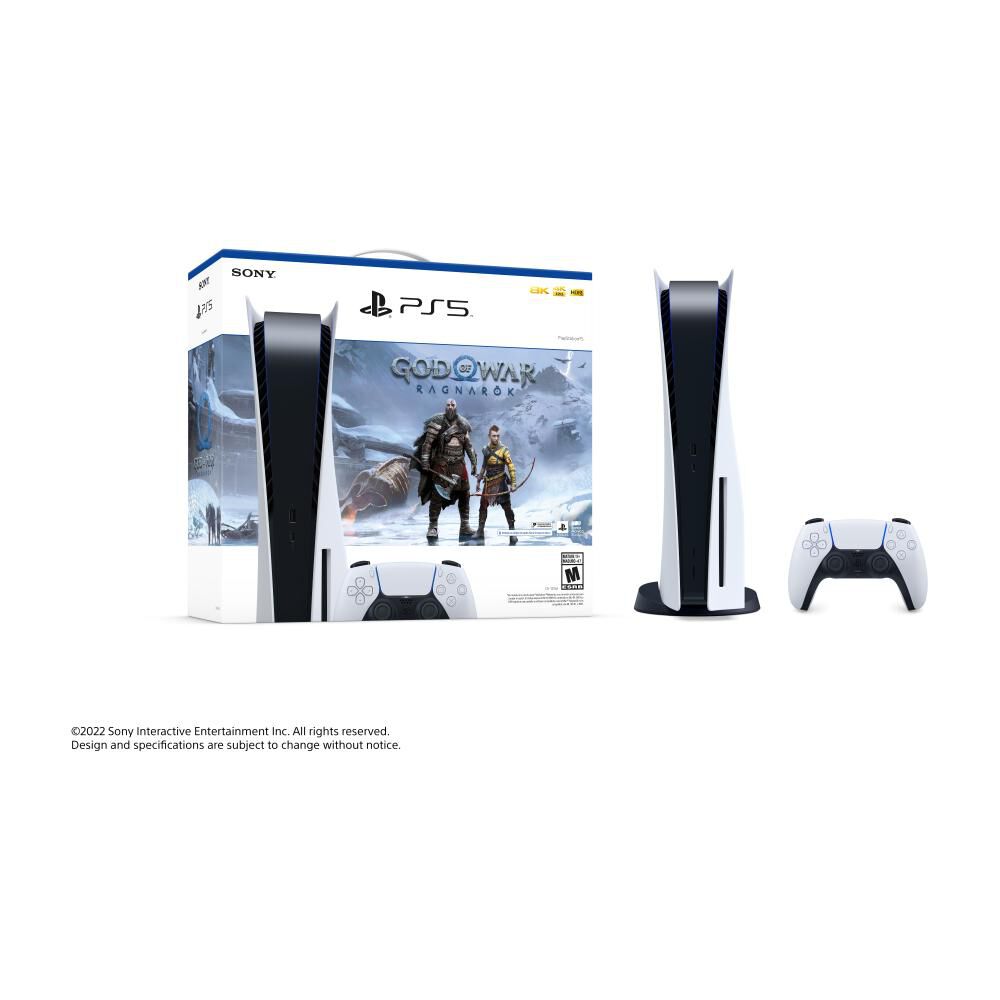 Consola Sony PS5 + God Of War Ragnorok Digital image number 1.0