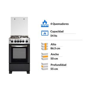 Cocina Sindelen CH-5490IN / 4 Quemadores