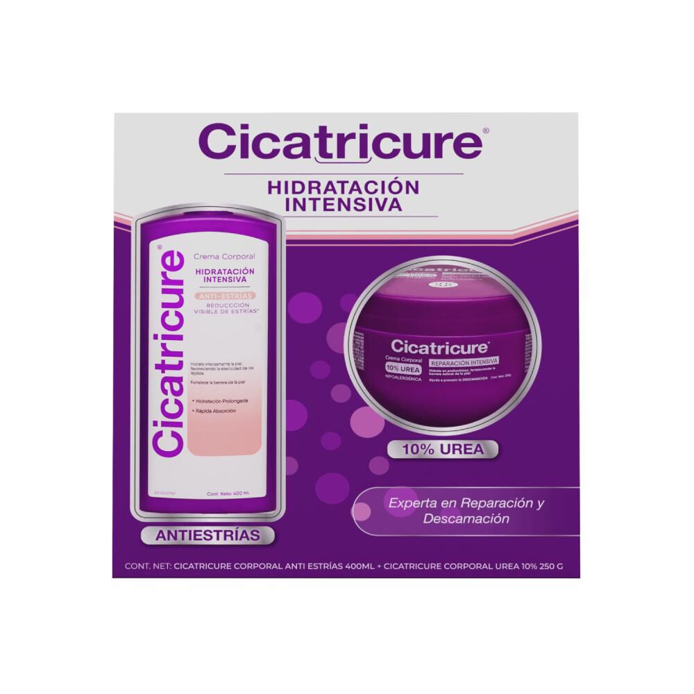Pack Cicatricure Antiestrías 400 Ml + Crema Urea image number 0.0