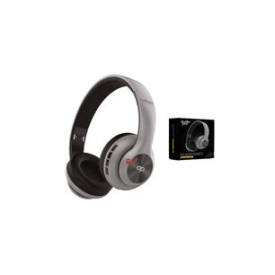 Aud&iacute;fonos Bluetooth Y 3.5mm Recargable Gris - Ps