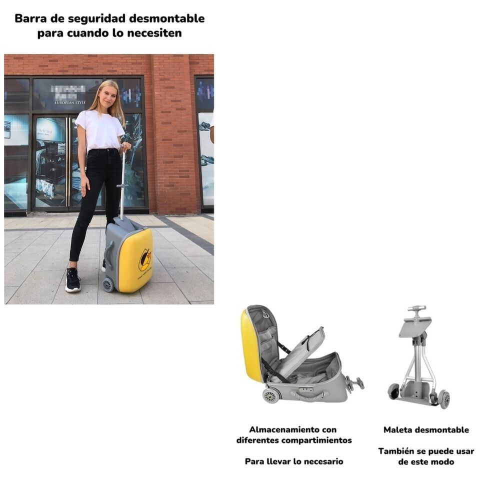 Maleta De Viaje Infantil Convertible 2 En 1 By Lubabycas image number 2.0