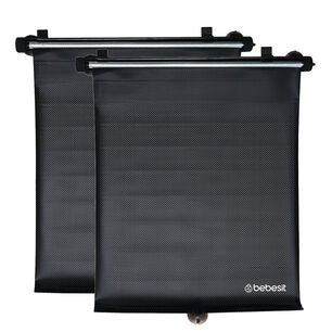 Protector Uv X2 Sol Auto Parasol Roller Bebe Doble Universal
