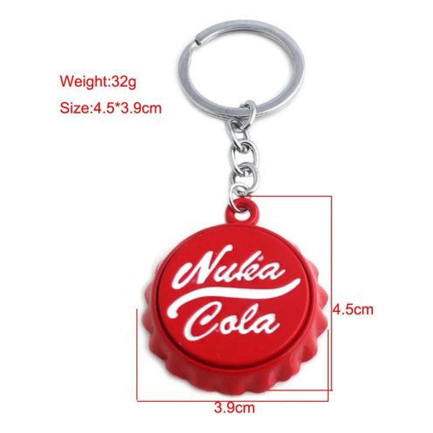 Llavero Met&aacute;lico Destapador Fallout Nuka Cola image number 1.0