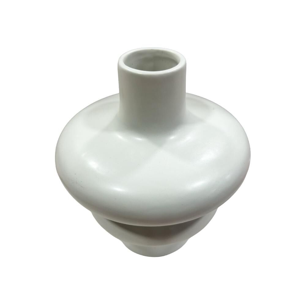 Florero Con Forma Blanco Az Home / 22 Cm image number 2.0