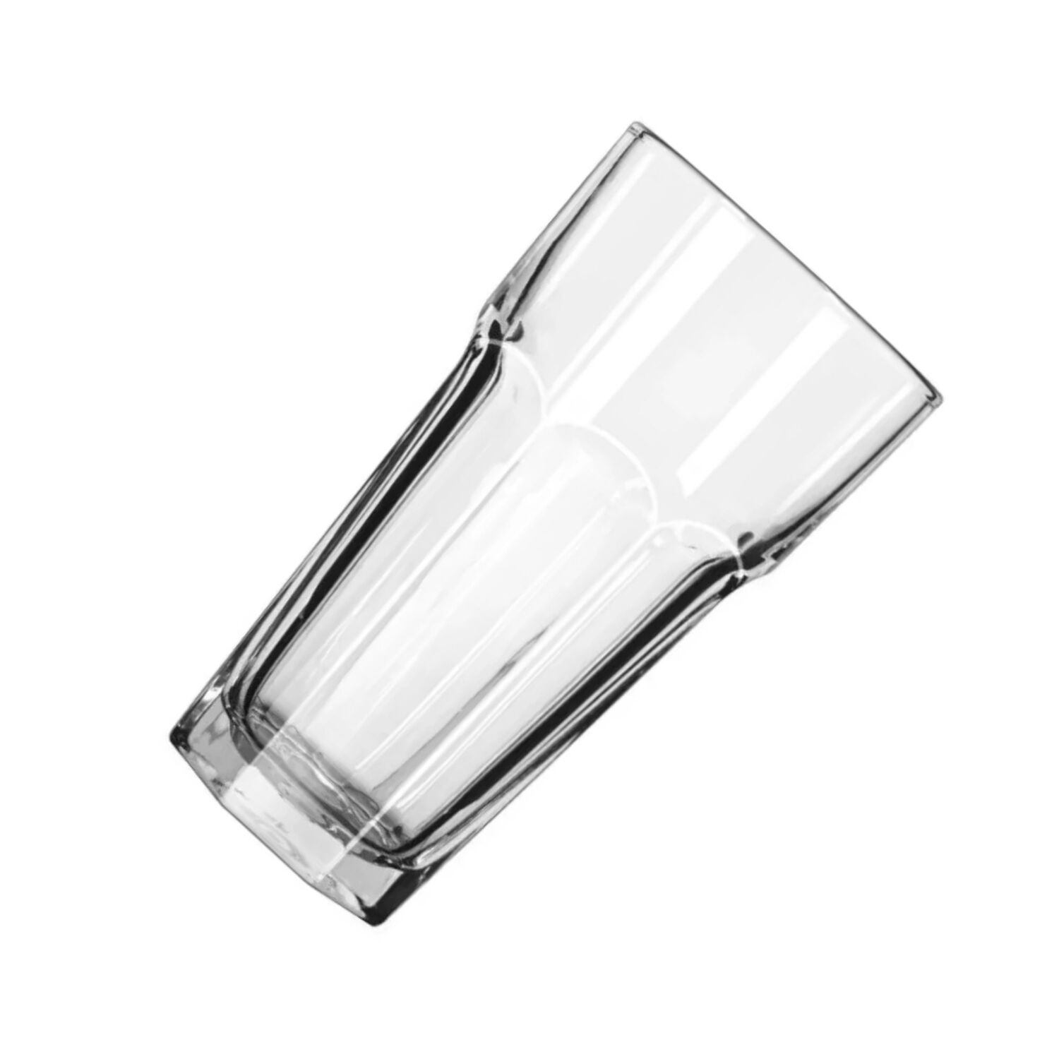Set 6 Vasos Agua Bebida C&oacute;ctel Vidrio 468 Ml Transparente image number 1.0