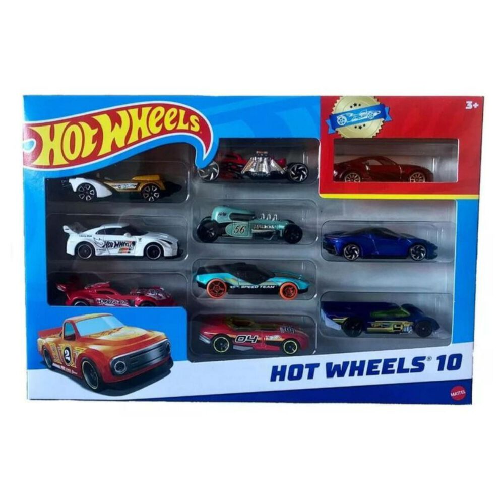 Pack 10 Juguete Autos De Coleccion Escala 1/64 Hot Wheels image number 1.0