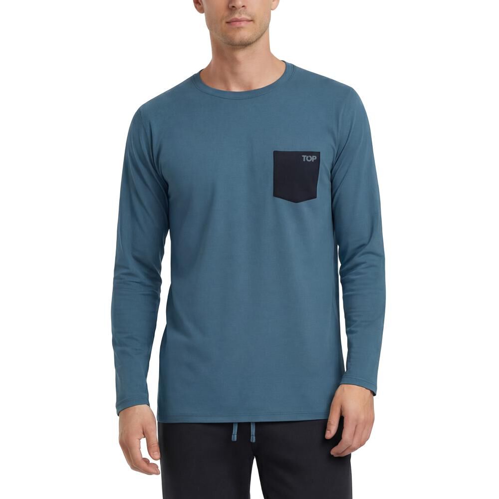 Pijama Hombre Invierno Algod&oacute;n C3 Top / 2 Piezas image number 0.0