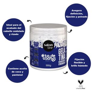 To De Cacho Gelatina Hidratante 550 G Salon Line
