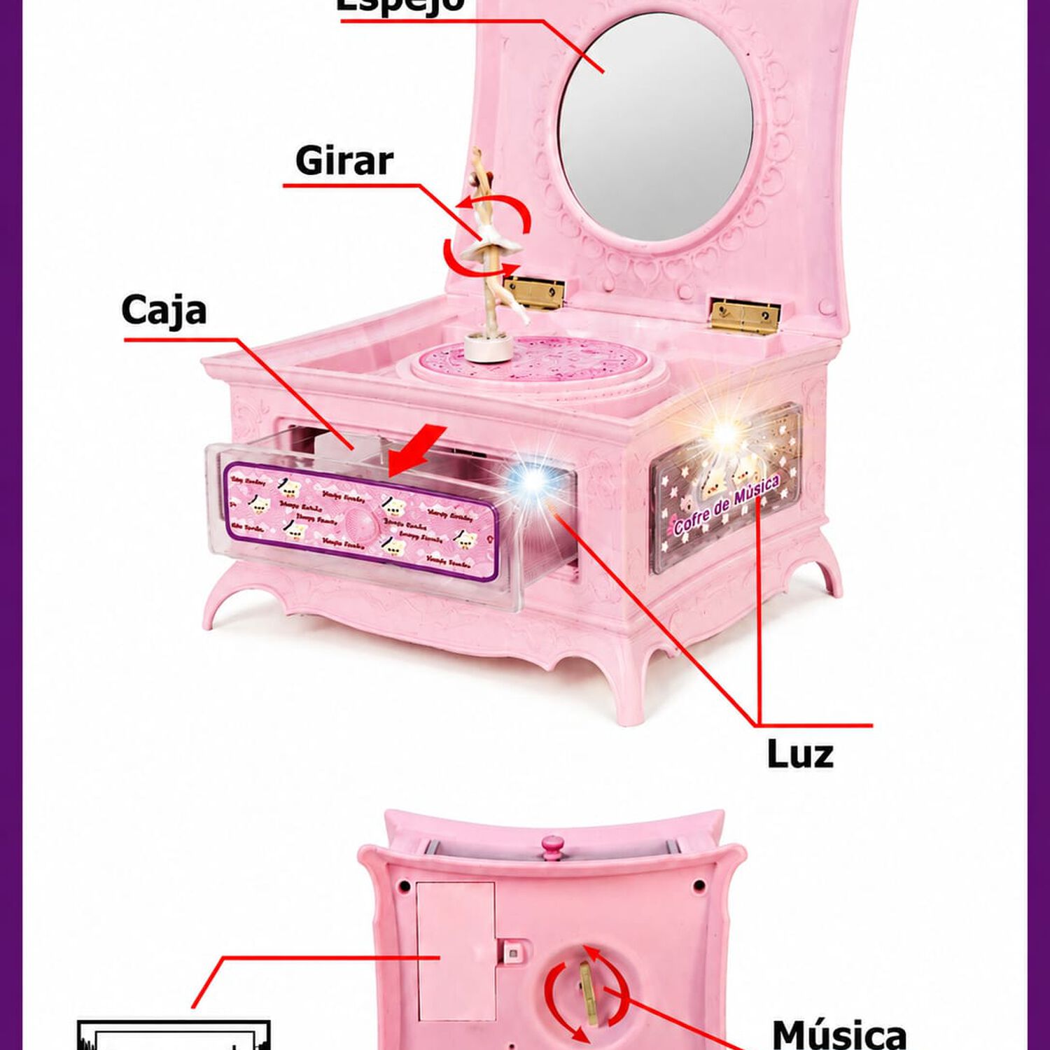 Caja Musical Bailarina image number 5.0