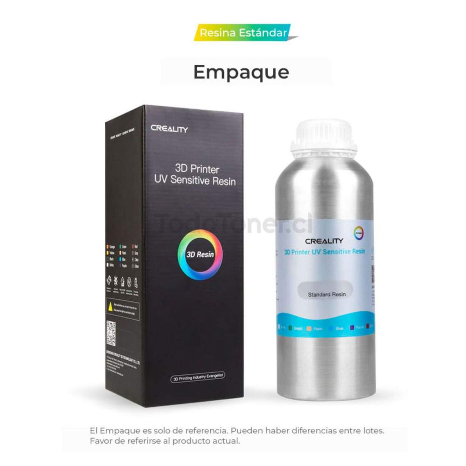 Resina Blanca Para Impresoras 3d 500g Creality image number 6.0