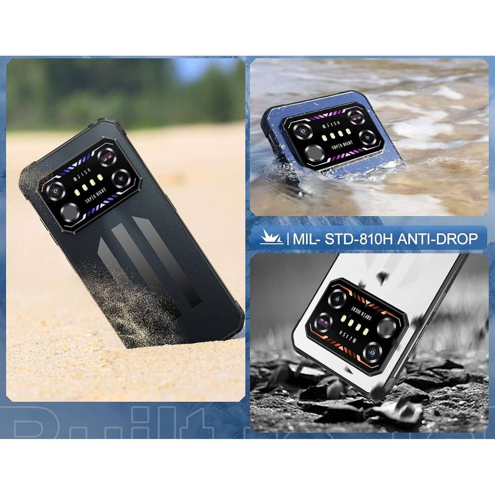 Celular Rugged Iiif150 Air1 Ultra Resistente A Golpes, Polvo, Humedad Y Agua / C&aacute;mara Con Visi&oacute;n Nocturna, Carga R&aacute;pida 30.0w, Term&oacute;metro Infrarrojo image number 4.0