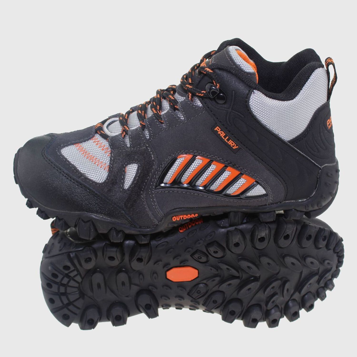 Zapatilla Outdoor Negro/gris/naran V&iacute;a Franca Art. 4hy01007a image number 3.0