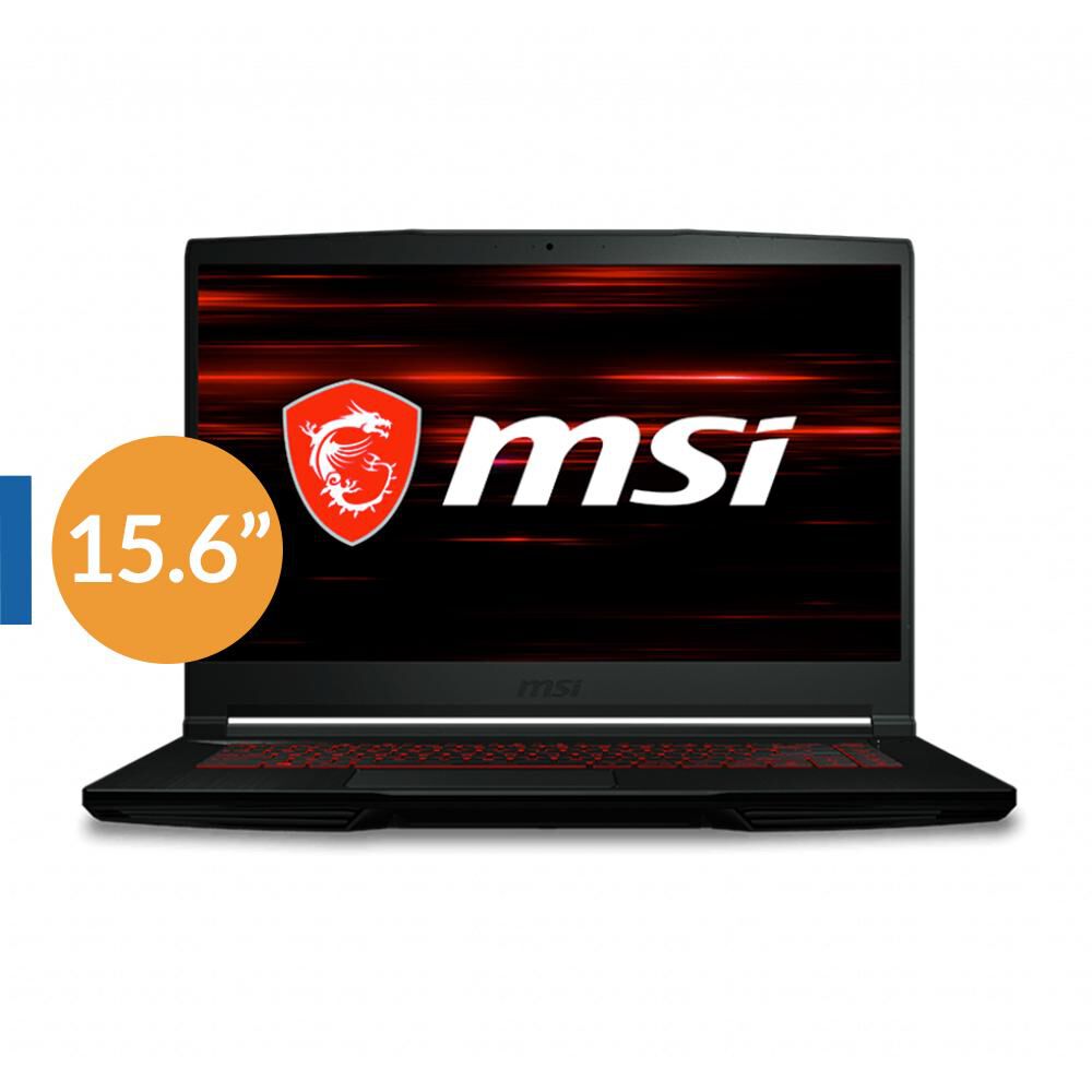 Notebook MSI Gf63 Thin 10scsr / Intel Core I5 / 8 Gb Ram / Nvidia Geforce GTX1650 Ti Max-Q 4GB / 512 Gb Ssd / 15.6" image number 0.0