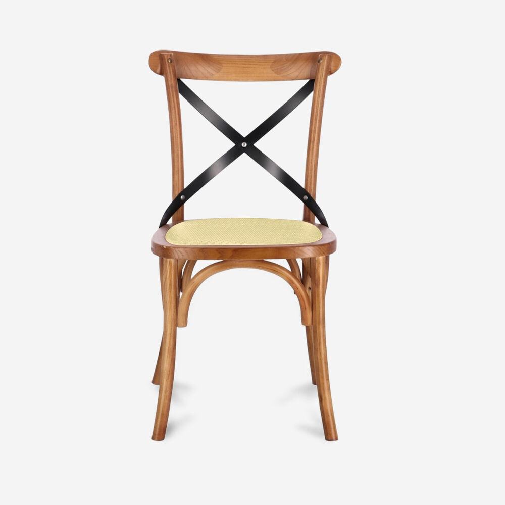 Pack 4 Sillas De Comedor Crossback Madera Natural image number 2.0