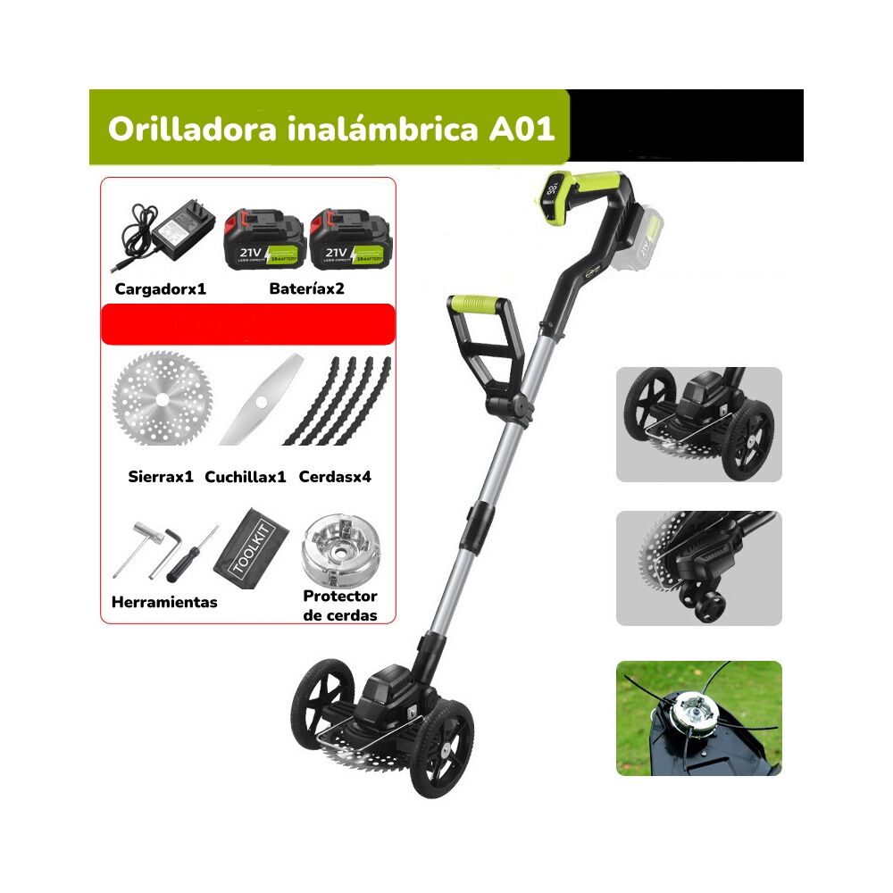 Orilladora De Pasto El&eacute;ctrica 2 Bater&iacute;as M&aacute;s Accesorios A01 image number 7.0