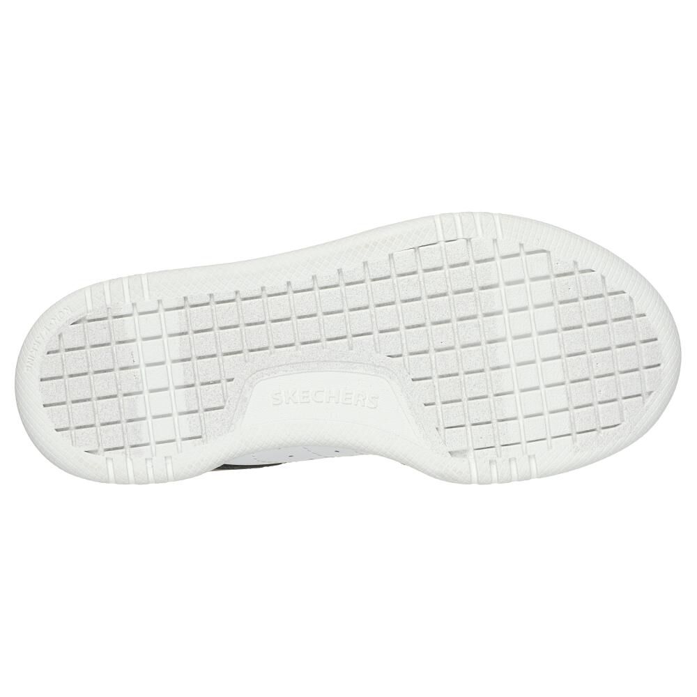 Zapatilla Juvenil Niño Skechers Quick Street Bkw image number 3.0