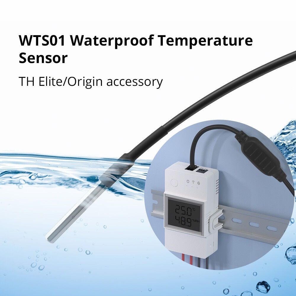 Sensor De Temperatura A Prueba De Agua Wts01 Para Sonoff Th image number 2.0