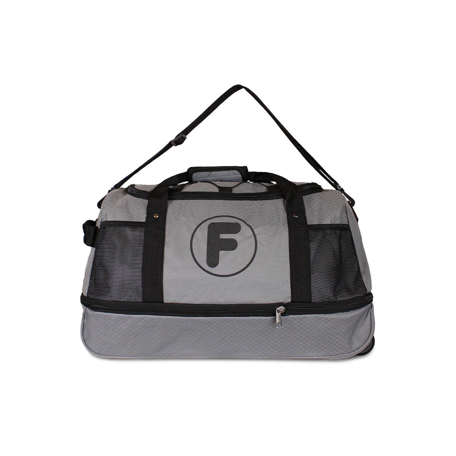 Bolso Tipo Mochila Con Ruedas Goliat Gris F La Maleta De Chile image number 4.0