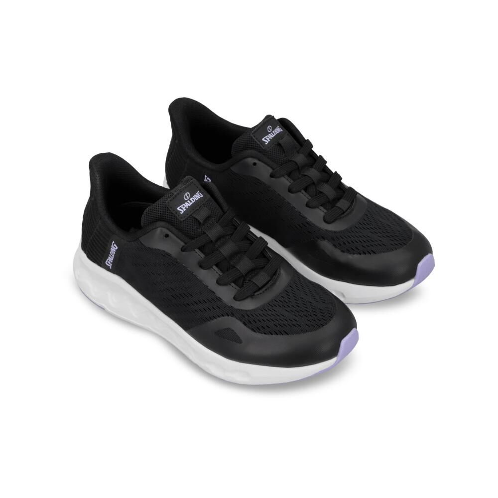 Zapatilla Spalding Mujer Comfort Walk 2 Negra image number 3.0