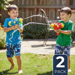 Pack 2 Pistolas De Agua 300ml 32cm Colores Surtidos Juguete Lanza Agua Ni&ntilde;o Ni&ntilde;a