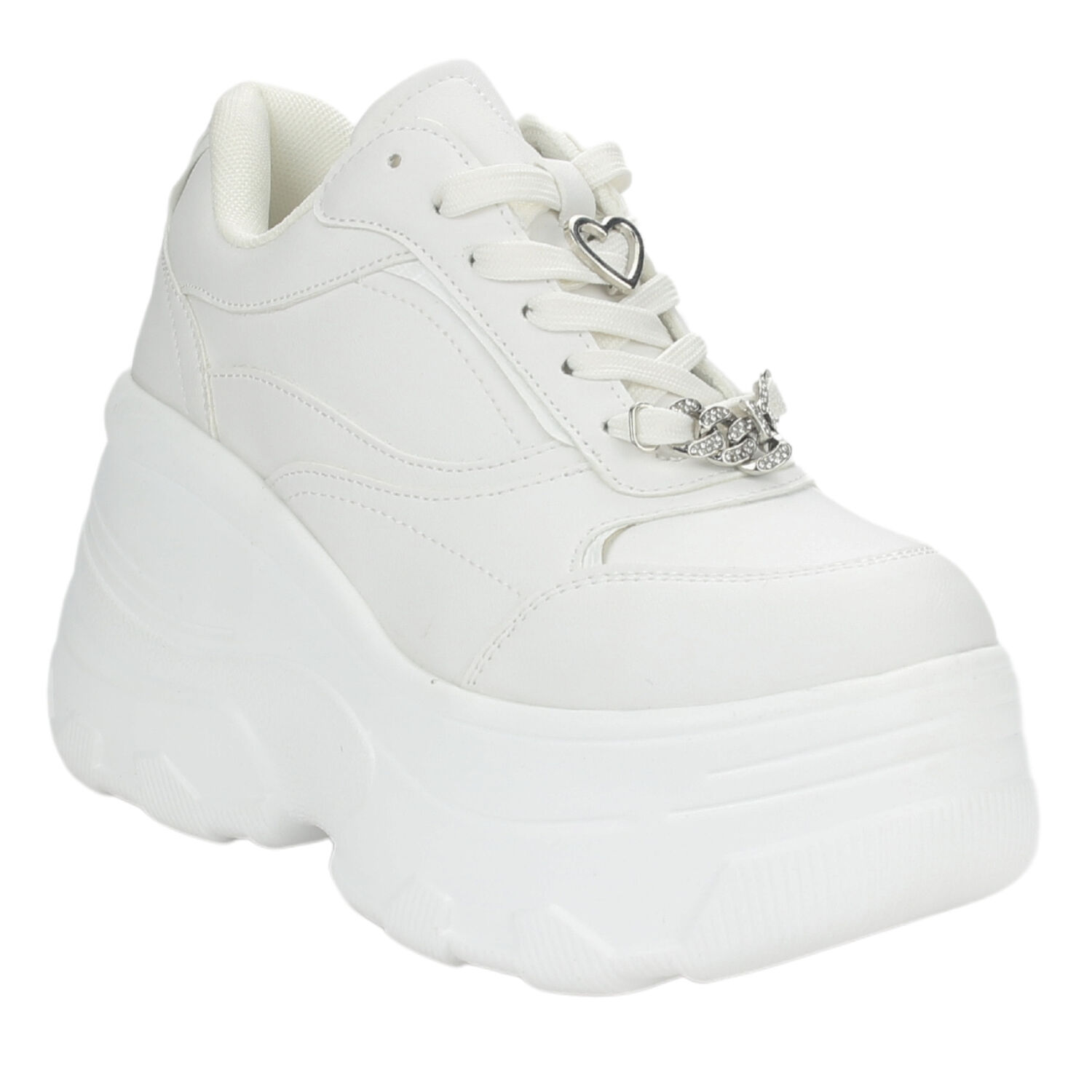 Zapatilla Chalada Mujer Nake-1 Blanco Urbano image number 2.0