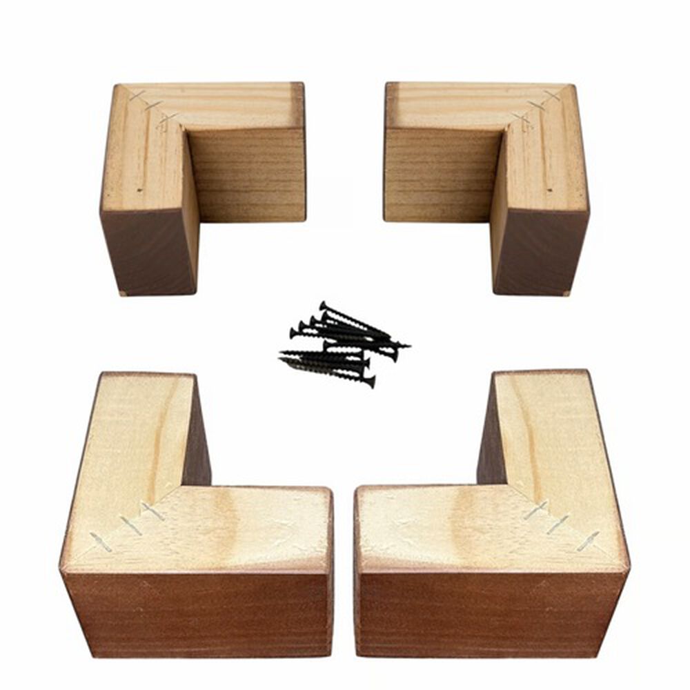 Kit 4 Patas Tipo L - Altura 4.5 Cm (chocolate) image number 0.0
