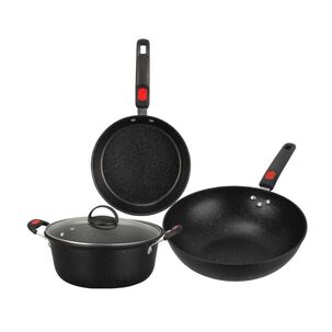Juego De Ollas Set Utensilios De Cocina Antiadherentes