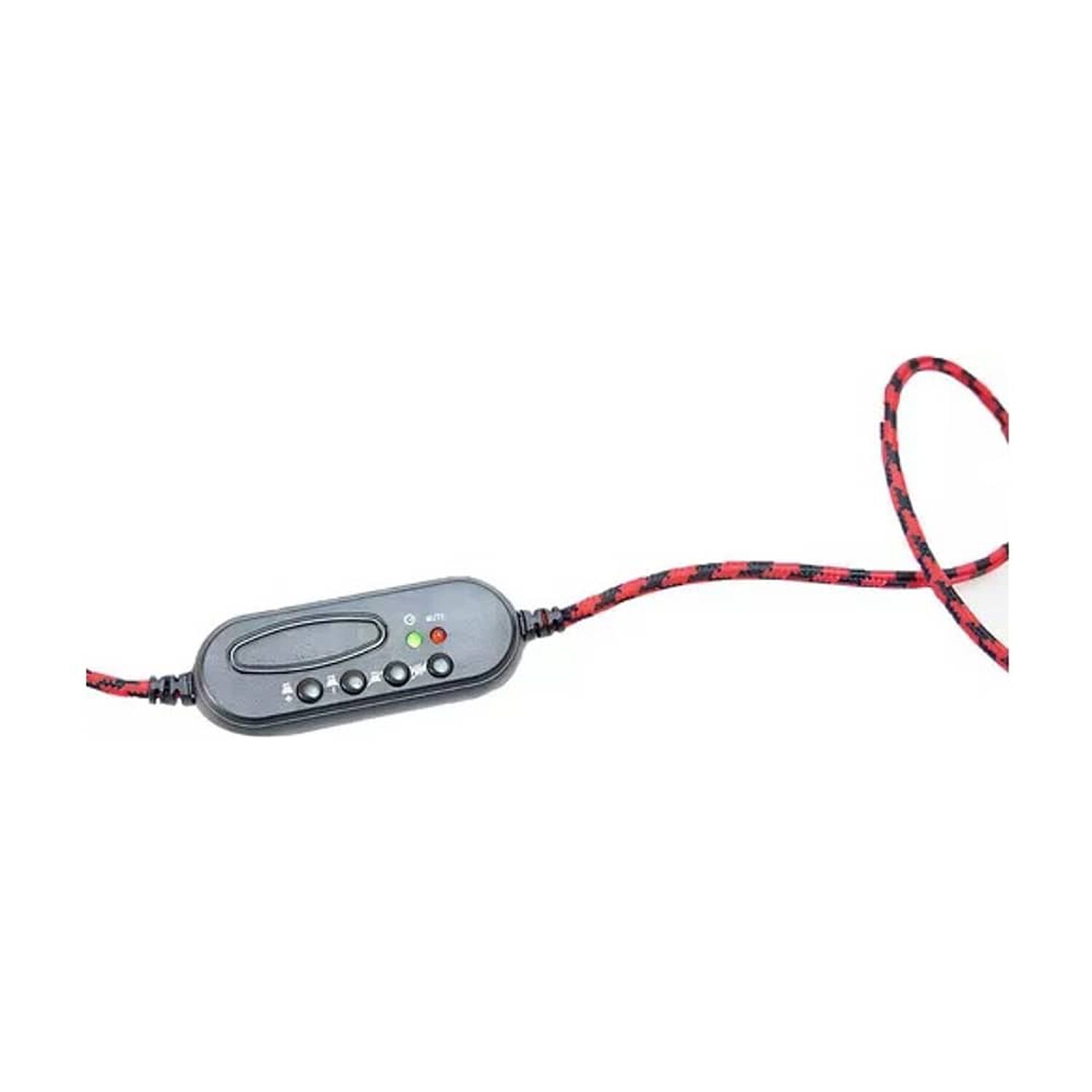 Aud&iacute;fono Gamer Njoytech Con Micr&oacute;fono Color Rojo Luz image number 2.0