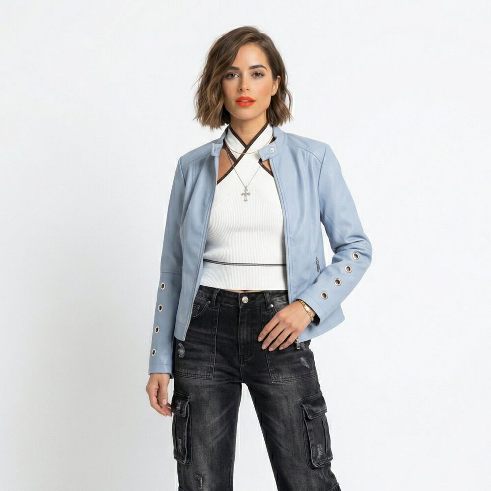 Chaqueta Ecocuero Olimpus Mujer image number 0.0