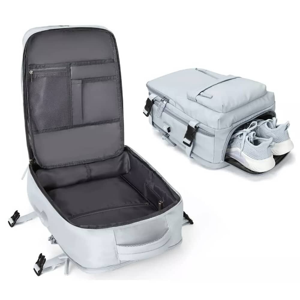 Mochila De Senderismo Impermeable De Viaje Grande Con Interf Azul image number 1.0