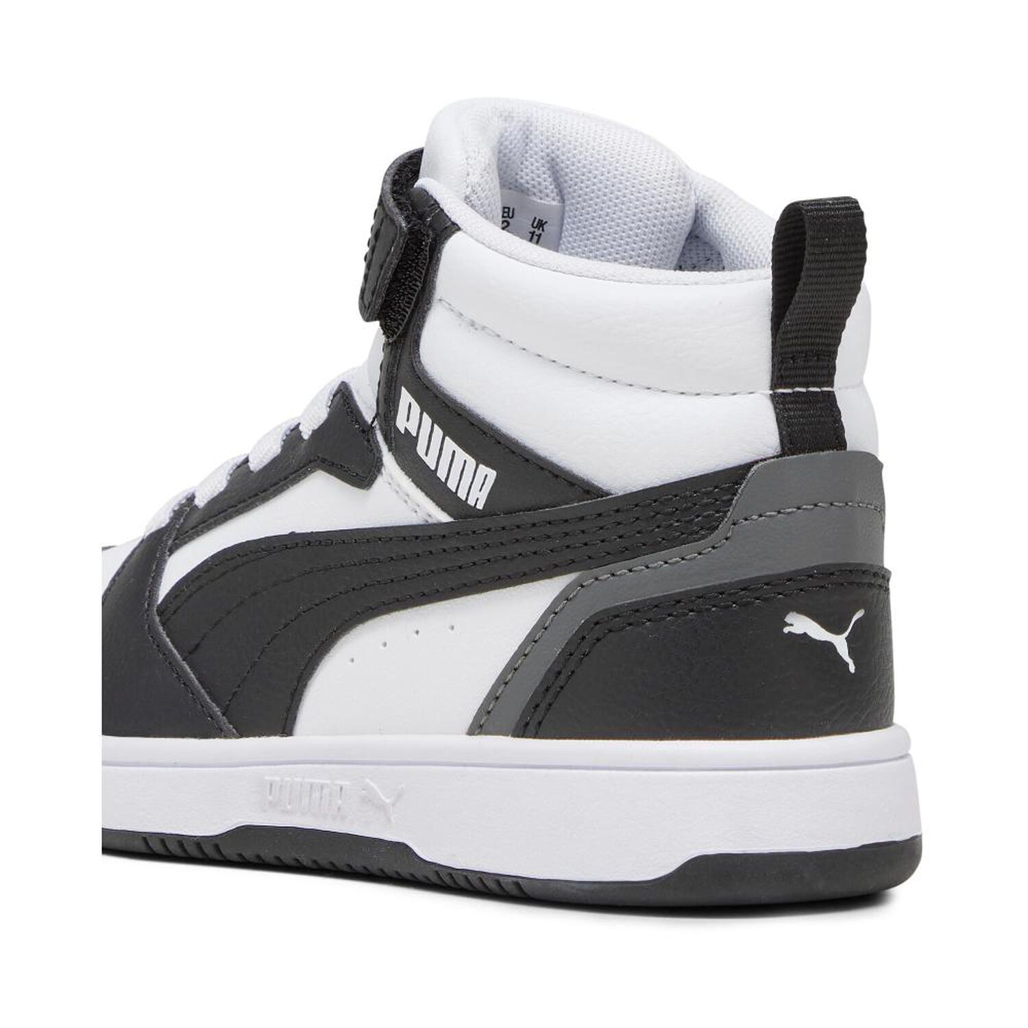 Zapatilla Urbana Ni&ntilde;o Puma Rebound V6 Mid Ac+ Ps Blanco/negro image number 4.0