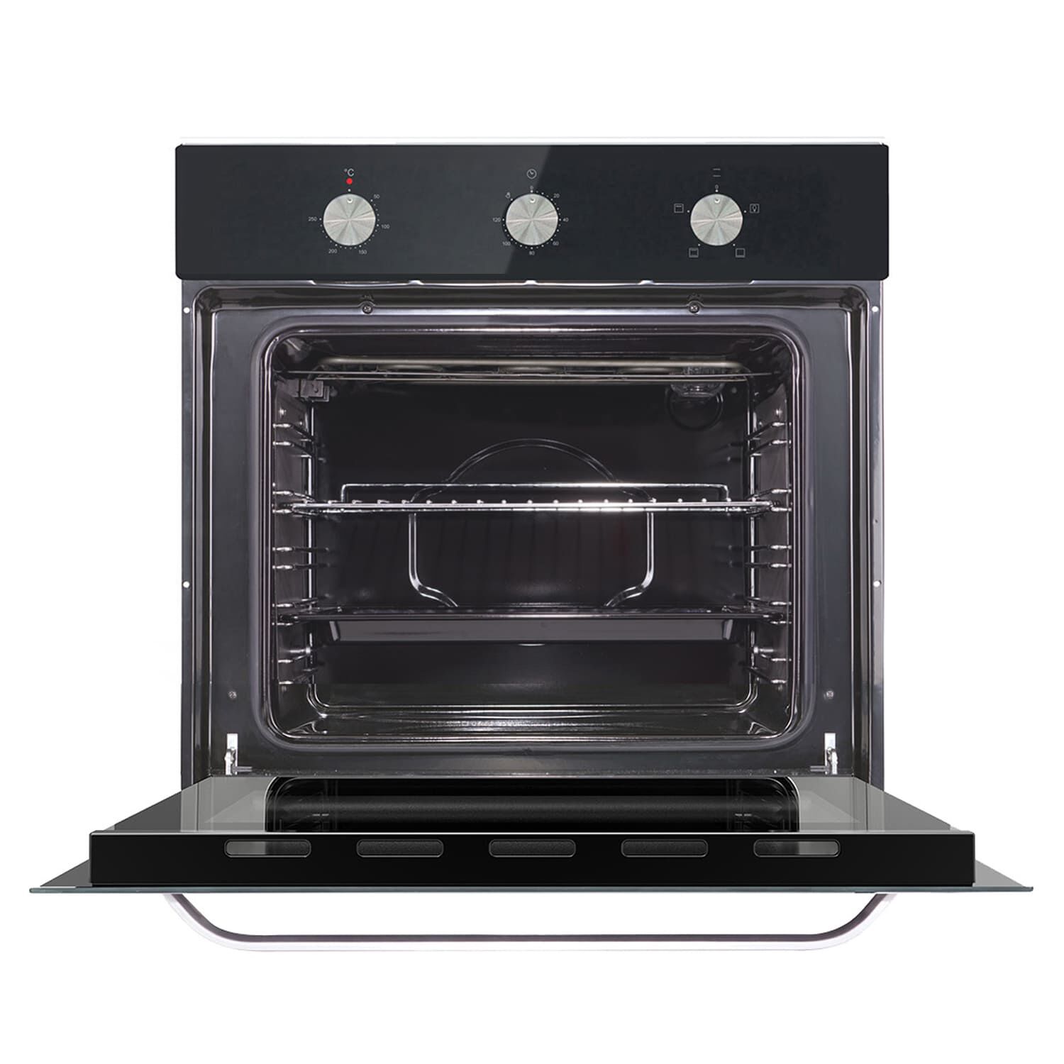 Horno El&eacute;ctrico Empotrable Grner Black Triple Vidrio 7f 60l image number 2.0