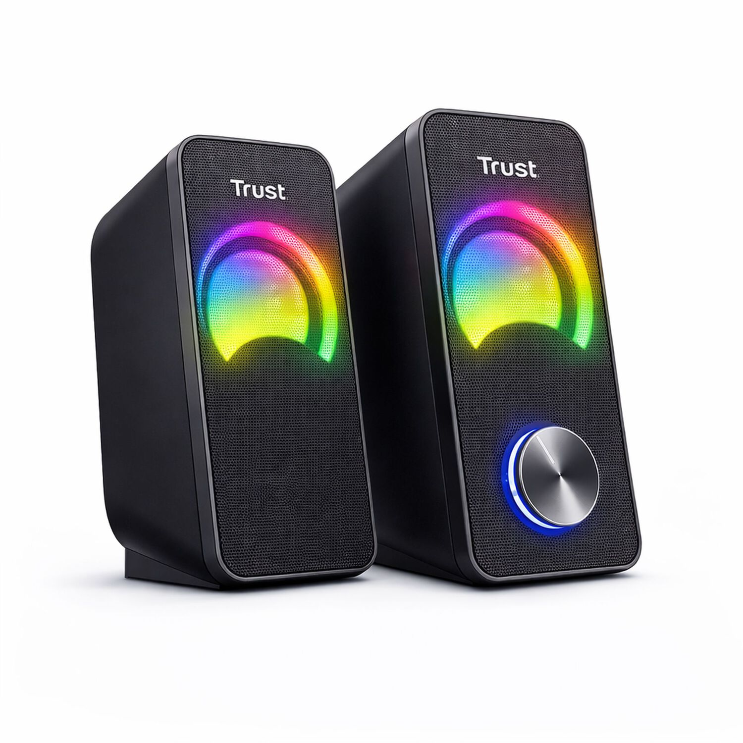 Parlantes Usb Con Luces Rgb De 12w De Escritorio Trust Arys image number 1.0