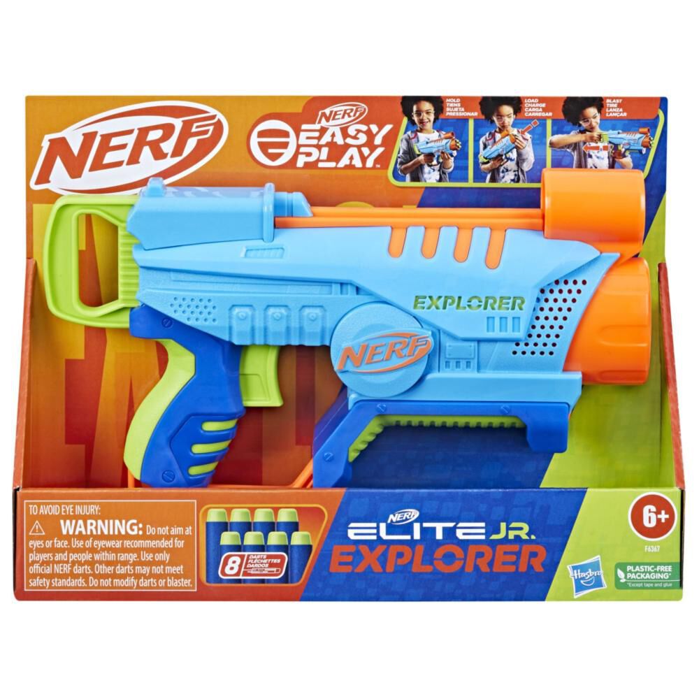 Lanzador Nerf Elite Jr Explorer image number 2.0