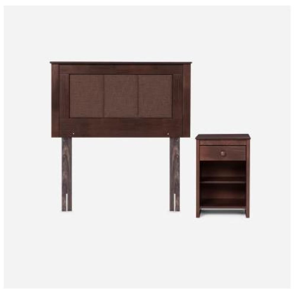 Cama Europea Rosen New Style 4 Plus / 1.5 Plazas / Base Normal + Set De Maderas Rachel image number 10.0