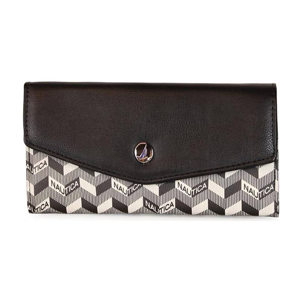 Billetera De Mujer Catar Negra Nautica image number 0.0