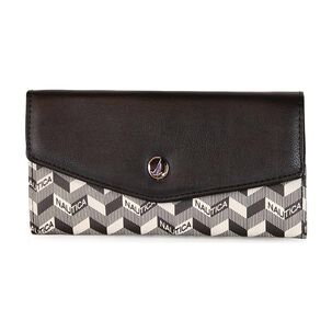 Billetera De Mujer Catar Negra Nautica