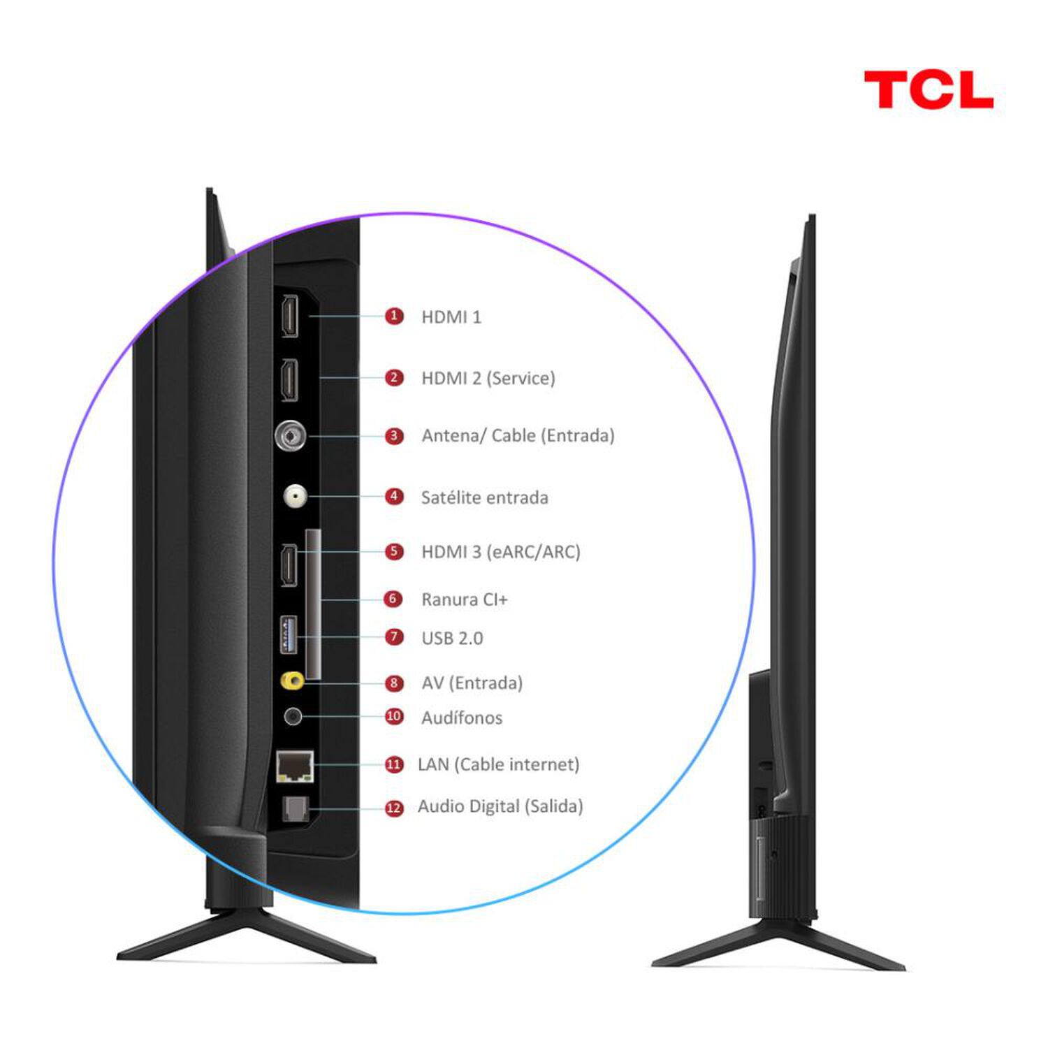 Led 55" TCL P635 / Ultra HD 4K / Smart TV image number 10.0