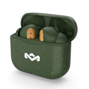 Aud&iacute;fonos Bluetooth True Wireless Little Bird Green Marley