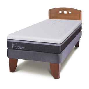 Cama Europea Cic Ortopedic Advance / 1.5 Plazas / Base Normal + Respaldo