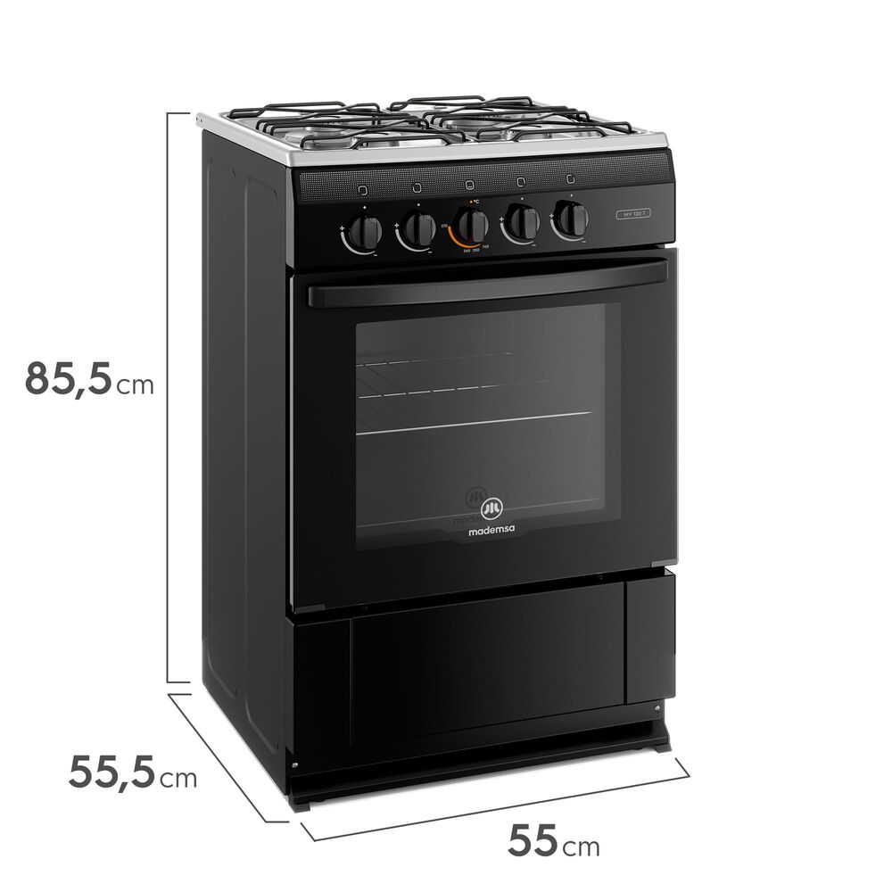 Cocina Mademsa 4 Platos Mv120t image number 1.0
