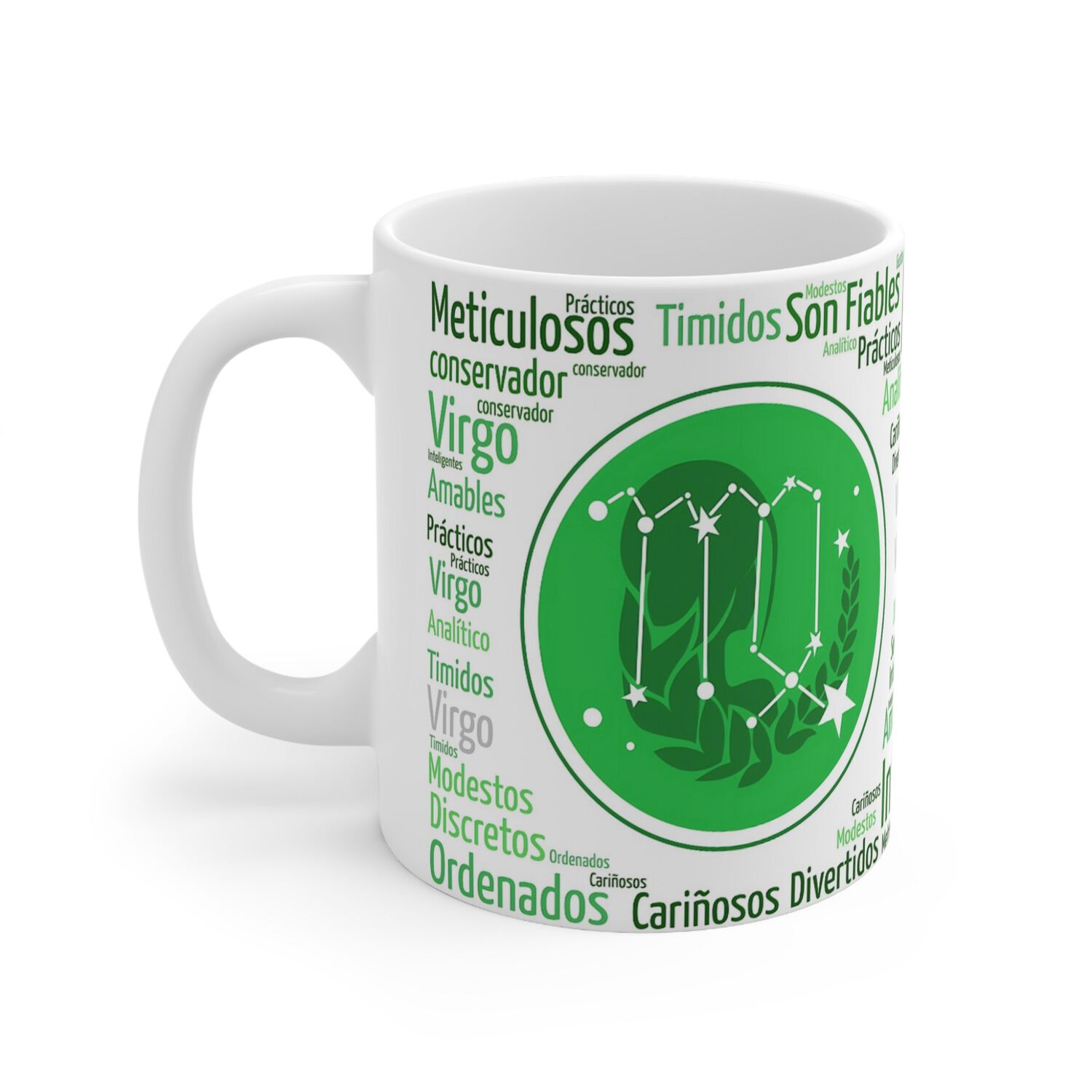Taza Signo Zodiacal Virgo - Cer&aacute;mica Hor&oacute;scopo Astrolog&iacute;a Regalo image number 0.0